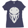 minimalist reaper mask Ladies Fitted T-Shirt