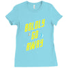 boldly go away Ladies Fitted T-Shirt