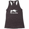 t rex hates pushups funny Racerback Tank