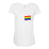 LGBT Pocket Maternity Scoop Neck T-shirt