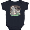 forest friends Baby Bodysuit