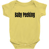 baby peeking Baby Bodysuit