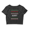ugly christmas aunt Crop Top