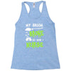 my broom broke! so now i nurse Racerback Tank