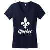 quebec canada Women's V-Neck T-Shirt