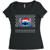 ugly stitch christmas Women's Triblend Scoop T-shirt