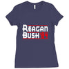 reagan bush '84 Ladies Fitted T-Shirt
