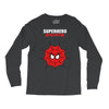 Superhero On The Way Long Sleeve Shirts