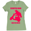 bear has no rules Ladies Fitted T-Shirt
