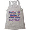 made in 1967 50 years of being awesome Racerback Tank