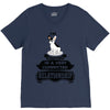 I Am French Bulldog Actually In A Very Commited Relationship V-Neck Tee