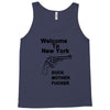 welcome to new york duck mother fucker black t shirt Tank Top