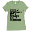 rescue save love Ladies Fitted T-Shirt