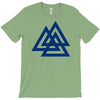 valknutr knoten der gefallenen odin nordisch symbol aspekte wotan T-Shirt
