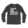 a litle life book white logo Long Sleeve Shirts