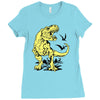tyrannosaurus rex Ladies Fitted T-Shirt