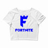 fortnite logo Crop Top