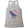 Patriotic T-Rex Racerback Tank