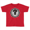 white and black Toddler T-shirt