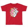 Heart And Flowers Toddler T-shirt
