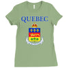 quebec coat of arms canada Ladies Fitted T-Shirt