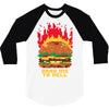 burger fever 3/4 Sleeve Shirt