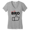 it's ok bro  funny Women's V-Neck T-Shirt