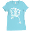 a skeleton crawling Ladies Fitted T-Shirt