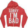 sorry i'm bad (2) Zipper Hoodie