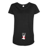 Super Cat Maternity Scoop Neck T-shirt