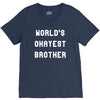 world's okayest brother V-Neck Tee