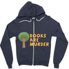 books are murder Zipper Hoodie