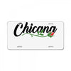 chicana with rose License Plate