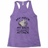 anxiety attack Racerback Tank