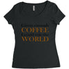 given enough coffee Women's Triblend Scoop T-shirt