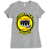 strike first, strike hard, no mercy Ladies Fitted T-Shirt