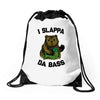 slappa da bass Drawstring Bags