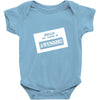 my name is awesome Baby Onesie