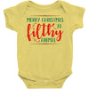 merry christmas ya filthy animal Baby Bodysuit