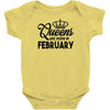Queens Are Born In February Infant Clothing