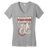 social distortion ball &amp; chain Women's V-Neck T-Shirt