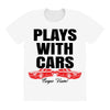 Plays With Cars All Over Women's T-shirt