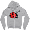 dotty Zipper Hoodie
