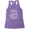 faith can move mountain Racerback Tank