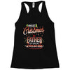 Merry Christmas To Father Of Great Awesome Racerback Tank