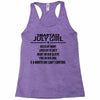 Smartass July Girl Racerback Tank