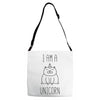 i am a unicorn Adjustable Strap Totes