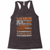 Cancerians Difficult Ones To Understand Zodiac Racerback Tank