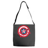 deadpool was here (captain america) Adjustable Strap Totes