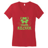 sham rocker shamrock Women's V-Neck T-Shirt